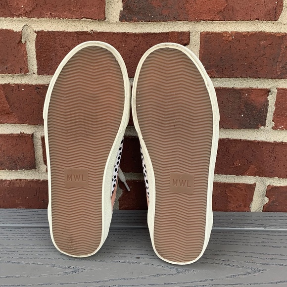 Madewell Sidewalk Spot Dot Calf Hair Sneakers - Picture 5 of 11